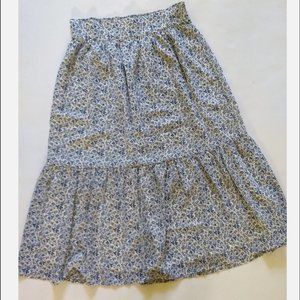 Madewell Tiered Peasant Midi Skirt (NWT)